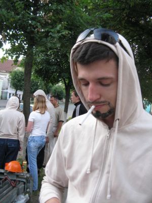 Тачкин решил курнуть