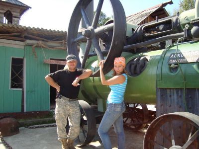 В музее