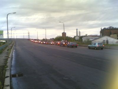 Колонна машин