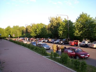 Перед стартом. Галерея машин