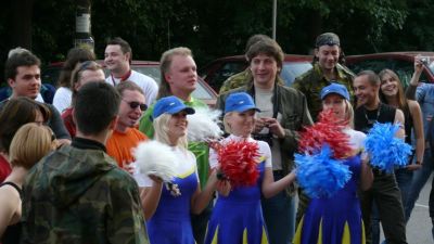 А мы вообще боимся, вот пусть девченки впереди стоят!
