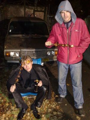 Готовили игру и праздновали ДР Ромы