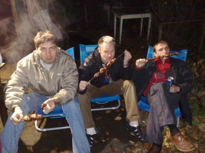 Готовили игру и праздновали ДР Ромы