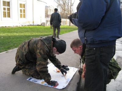 откладываем сантиметры